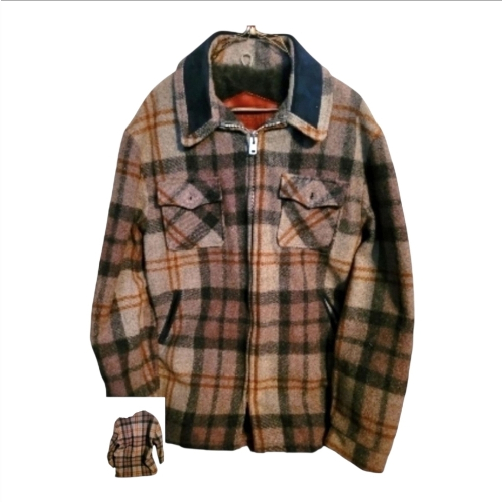 Woolrich Brown Shacket, Wool, Mens Size XL, EUC